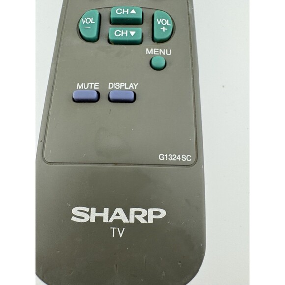 Sharp TV remote control OEM G1324SC **TESTED WORKS** - Picture 2 of 5